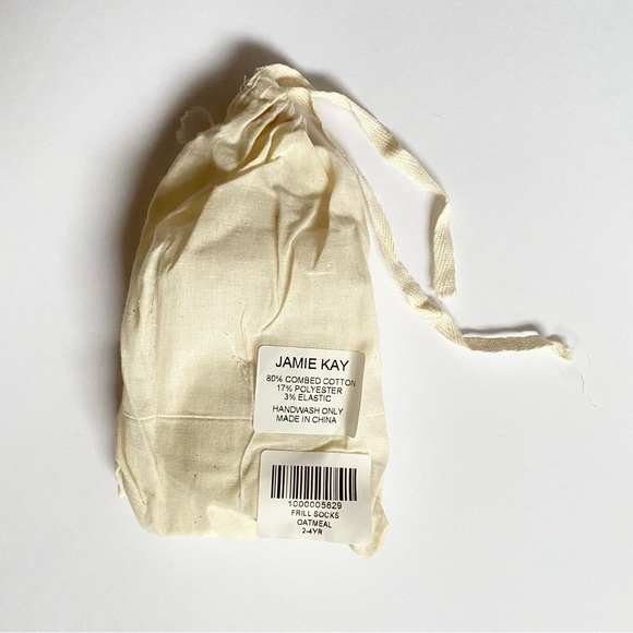 NWT Jamie Kay 2-4 year Frill Sock Cream Marl - Picture 3 of 3
